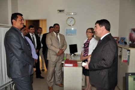 Yemen Sağlık Bakanlığı heyeti Manisa'da incelemelerde bulundu