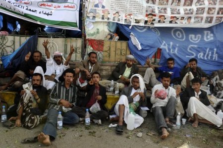 Yemen'de Protestolar