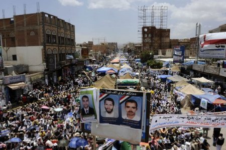 Yemen'de Protestolar