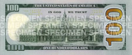 Yeni '100 Abd Doları' Görücüye Çıkarıldı