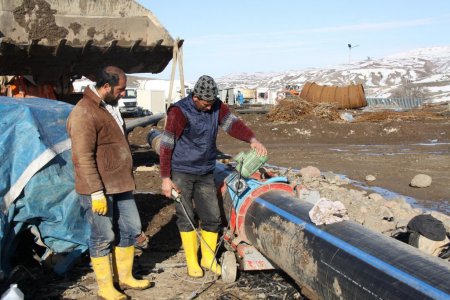 Yeni hat tamamlandı, su şehre verildi