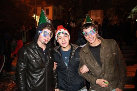 Yeni yıla Bursaspor tezahüratları ile girdiler