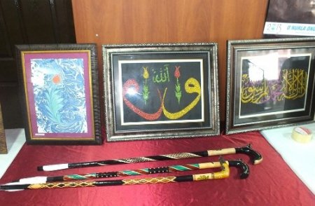 Yeniceli imam-hatipler hat sergisi açtı