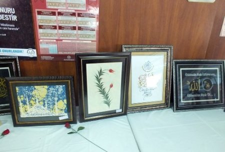 Yeniceli imam-hatipler hat sergisi açtı