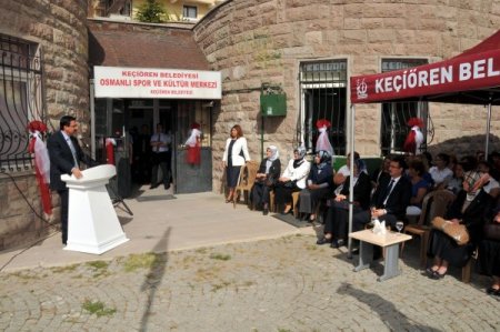 Yenilenen Osmanlı Spor ve Kültür Merkezi hizmete açıldı