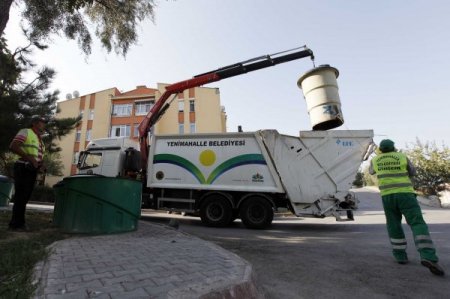 Yenimahalle'de çöp konteynerleri yer altına taşınıyor