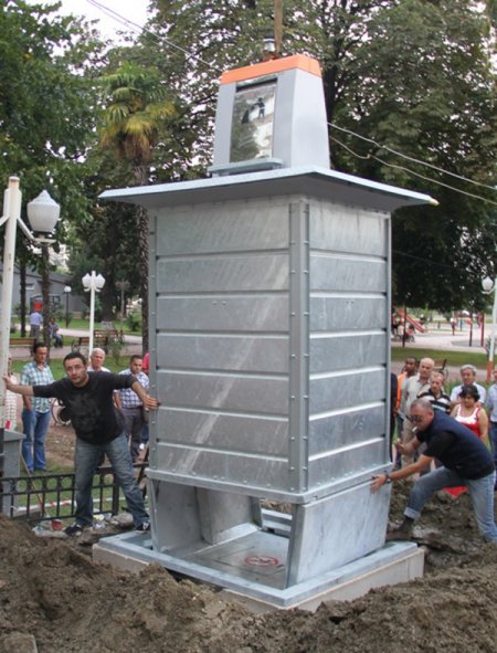 Yeraltı çöp konteyneri sayesinde mazottan tasarruf edilecek