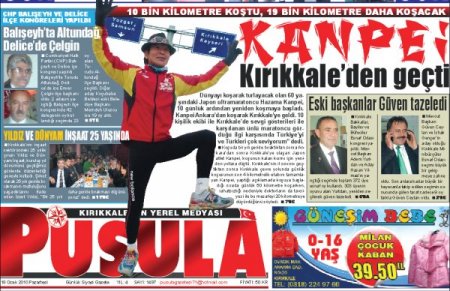 Yerel Basının Haberi Japon Takvim Kapağında Yer Aldı