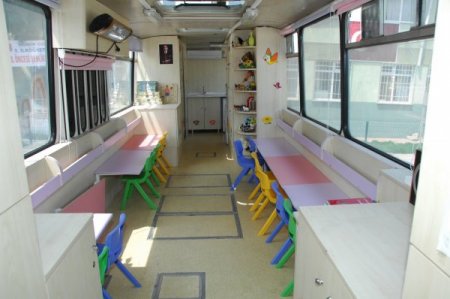 Yıldırım Belediyesi'nin Temin Ettiği Otobüs, Mobil Anaokulu Olacak