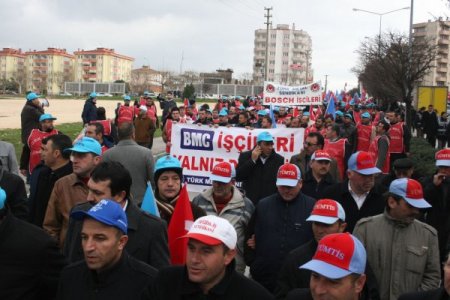 Yıldırım: BMC işçilerinin hakkını alıncaya kadar mücadele için and içtik