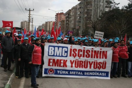 Yıldırım: BMC işçilerinin hakkını alıncaya kadar mücadele için and içtik