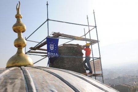 Yıldırım Camii'nin 156 Yıl Önce Yıkılan Minaresi Aslına Uygun Yapılıyor