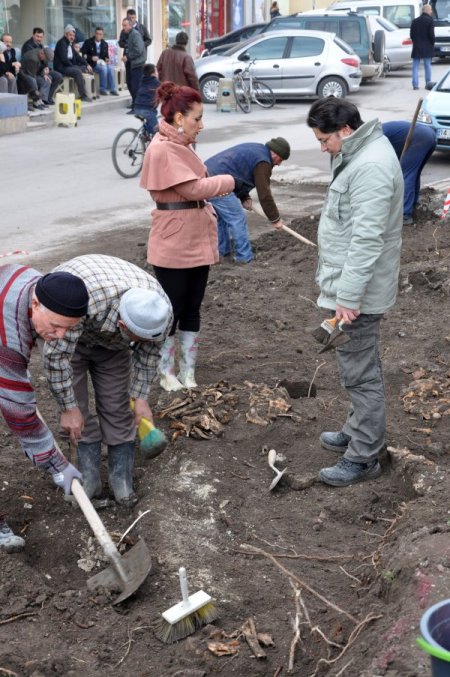 Yol genişletme çalışmasında iskelet bulundu