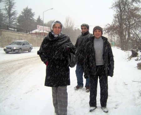 Yozgat, Güne Beyaz Kar Örtüsüyle Uyandı