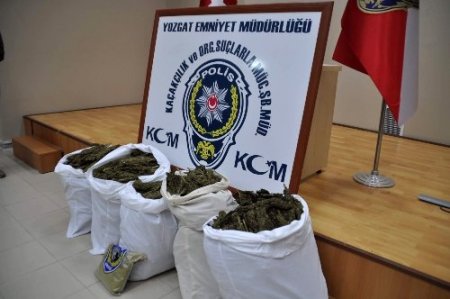 Yozgat polisi 73 kilo kubar esrar ele geçirdi