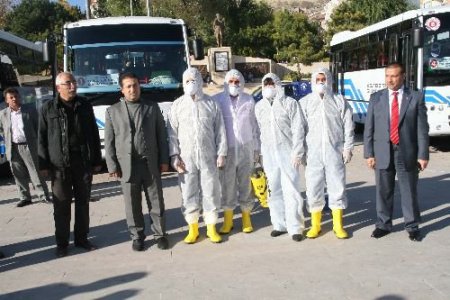 Yozgat' Ta Toplu Taşıma Araçları Domuz Giribine Karşı İlaçlandı