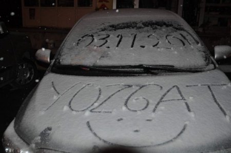 Yozgat’a Mevsimin İlk Karı Yağdı