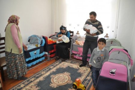 Yozgatlı beşizler yuvalarına kavuştu