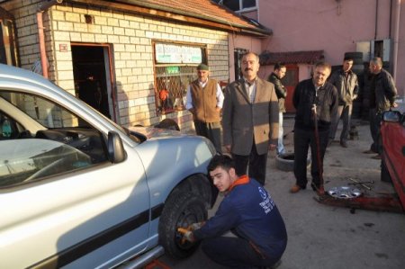 Yozgat'ta arabalar da kışa hazırlanıyor