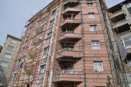 Yozgat’ta binalara dış cephe ısı yalıtımı yapılıyor