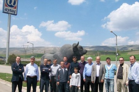 Yozgat’ta Görev Yapan Daire Müdürleri Aytaç’ı Gezdi