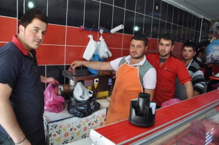 Yozgat’ta kasapların iş yoğunluğu arttı