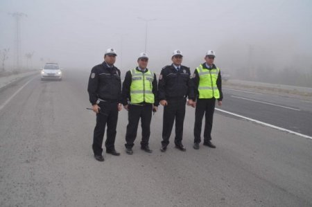 Yozgat’ta sis nedeniyle görüş mesafesi 15 metreye düştü