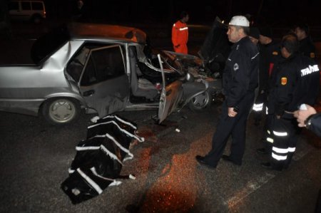 Yozgat’ta trafik kazası: 1 ölü 2 yaralı