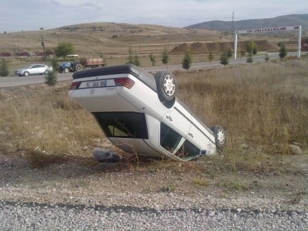 Yozgat’ta trafik kazası: 2 yaralı