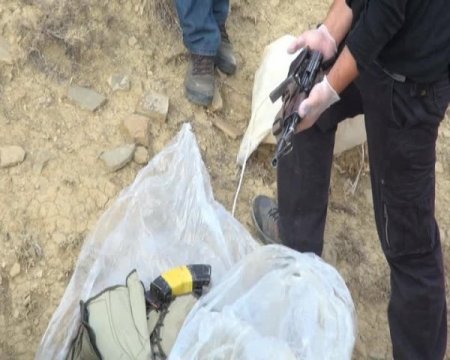 Yüksekova'da cephane bulundu