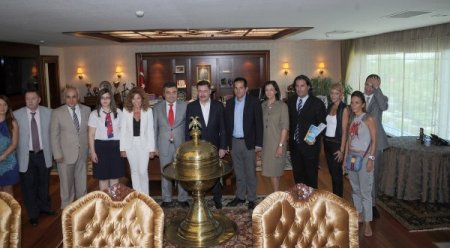 Yunanistan heyetinden Başkan Gökçek’e ziyaret