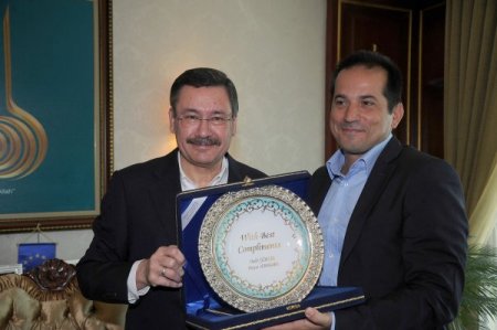 Yunanistan heyetinden Başkan Gökçek’e ziyaret