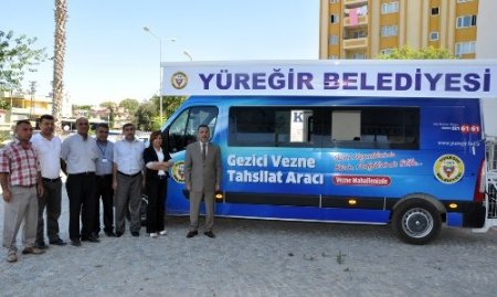 Yüreğir Belediyesi, vergileri mobil tahsilat aracı ile toplayacak