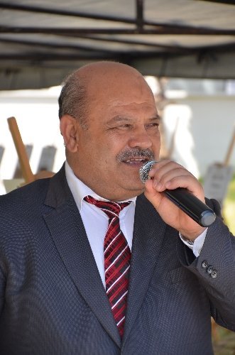 Yurt baçesinde Kutlu Doğum çadırı