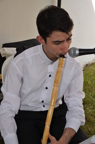 Yurt baçesinde Kutlu Doğum çadırı