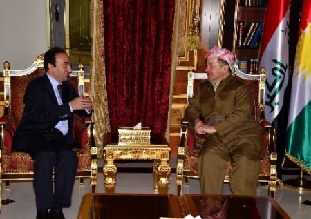 Yurt dışı yasağı kalkan Osman Baydemir, Barzani'yi ziyaret etti