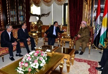 Yurt dışı yasağı kalkan Osman Baydemir, Barzani'yi ziyaret etti