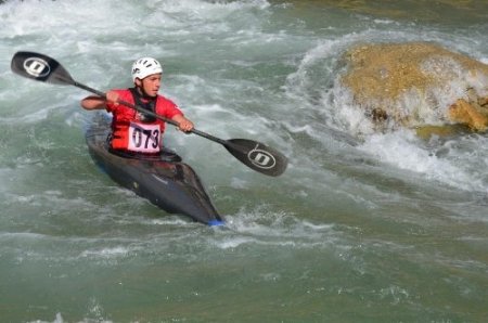 Yusufeli'nde Türkiye'nin ilk yapay kano parkuru açıldı