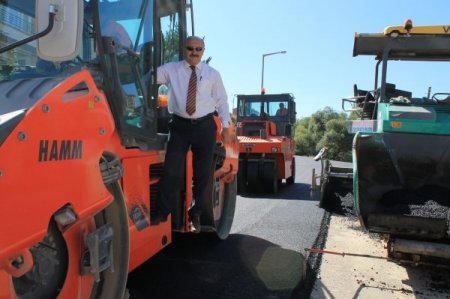Yüzde 85'i Kazılan Bayburt İl Merkezinde Asfaltlama Çalışmaları Başladı