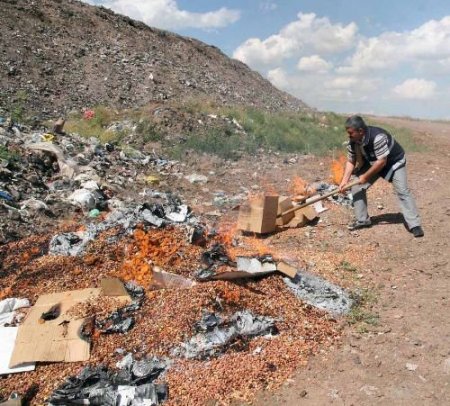Zabıta 4 Ton Bozuk Gıdayı İmha Etti