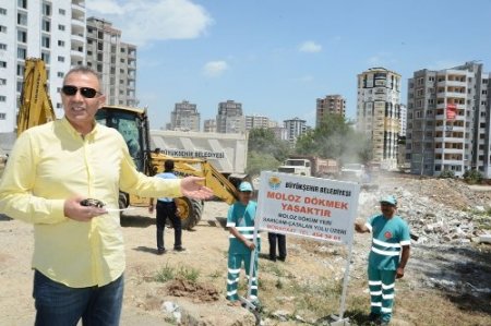 Zabıtadan moloz uyarısı