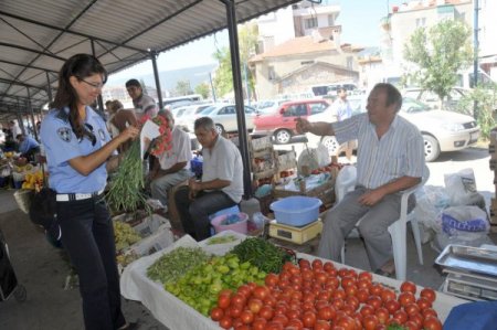 Zabıtalar Muğla Belediye Başkanı Gürün’ü ziyaret etti