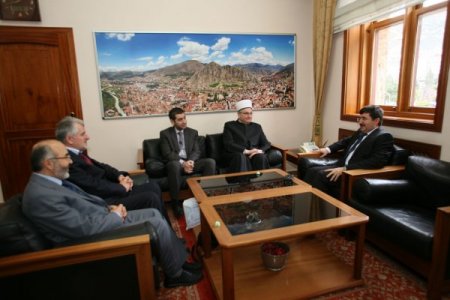 Zagreb Din İşleri Başkanı Hasanoviç, Amasya Valisi Öz'ü ziyaret etti