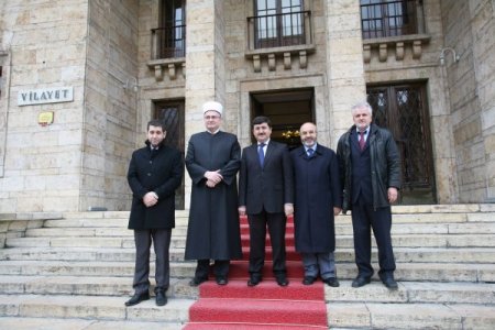 Zagreb Din İşleri Başkanı Hasanoviç, Amasya Valisi Öz'ü ziyaret etti