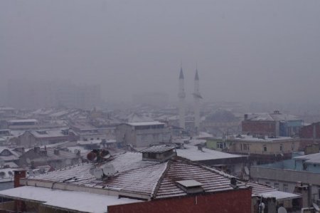 Zeytinburnu'ndan kar manzaraları
