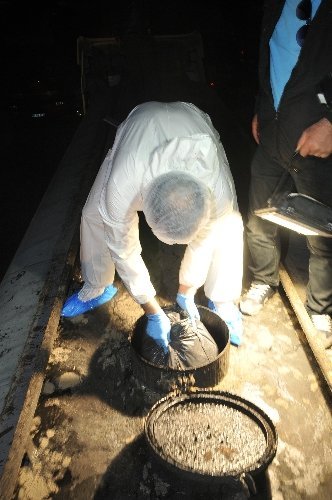 Zift tankerinden esrar çıktı