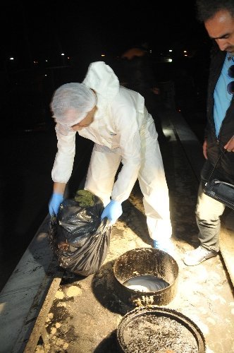 Zift tankerinden esrar çıktı