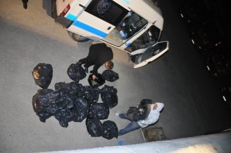 Zift tankerinden esrar çıktı