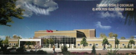 Zihinsel Engelli Çocuklar İş Atölyesi Özel Eğitim Okulu inşaatı tamamlanıyor