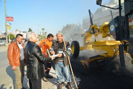 Zihni Aldırmaz, Yüreğir'deki çalışmaları denetledi